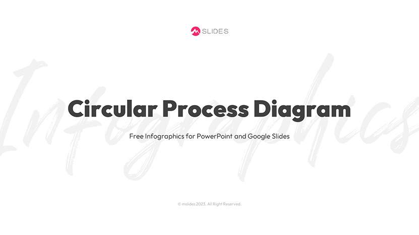 Circular Process Diagram Template for PowerPoint Slide 01