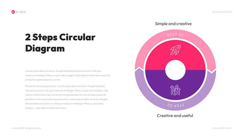Circular Process Diagram Template for PowerPoint Slide 04