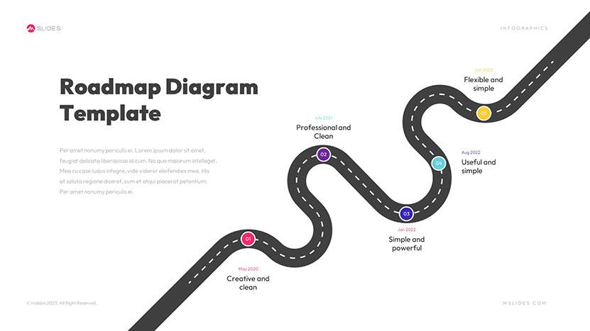 Google Slides Roadmap Diagram Template Slide 09