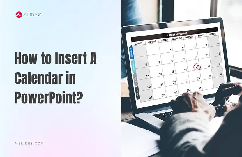 How to insert a Calendar in PowerPoint - Cover - 831