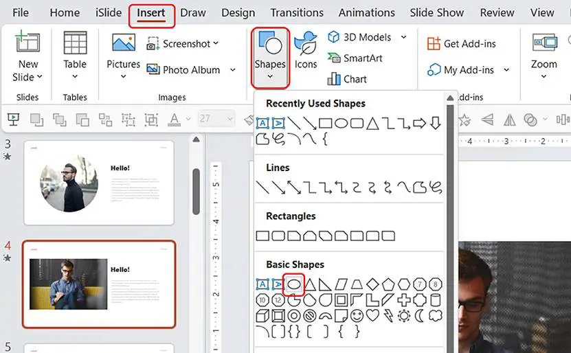 Screenshot 05 – Draw a circle