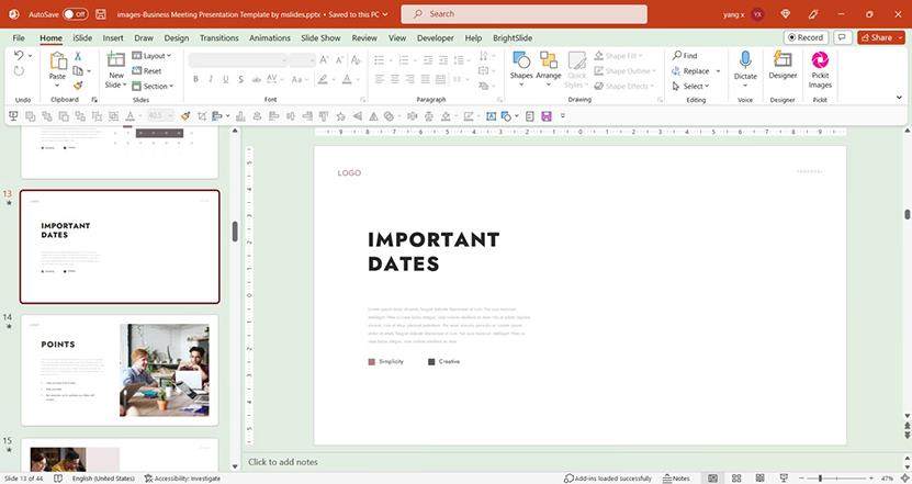 How to insert a Calendar in PowerPoint? - mslides