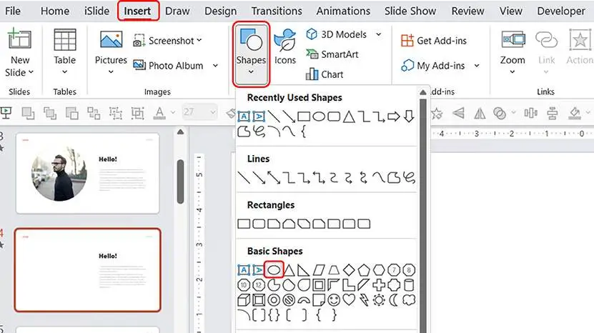 Screenshot 08 – Draw a Circle